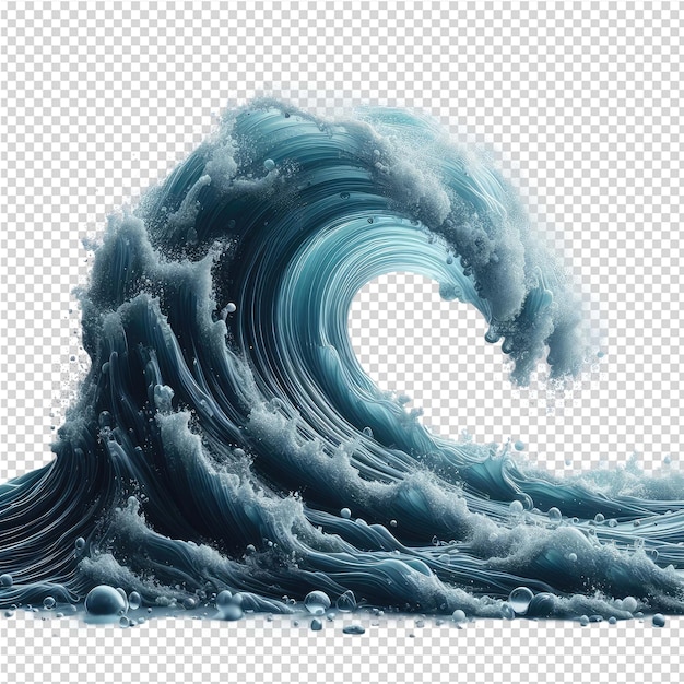 PSD a picture of a wave with the letter c on it