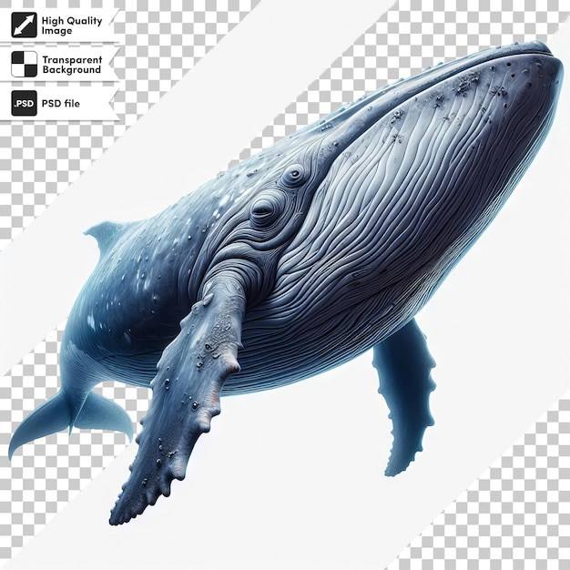 PSD a picture of a whale that has the word whale on it