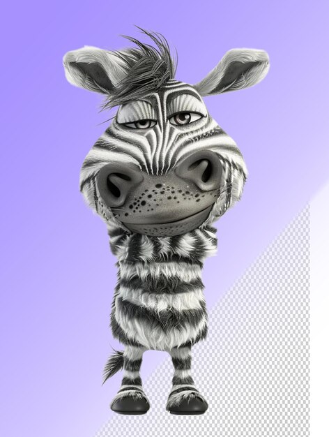 PSD a picture of a zebra with a zebra on it