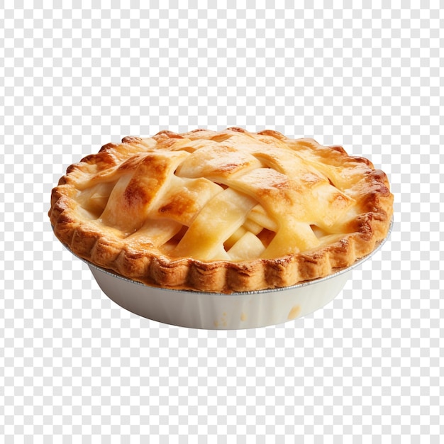 PSD pie isolated on transparent background