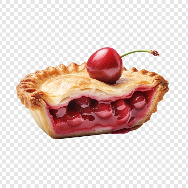 Pie isolated on transparent background