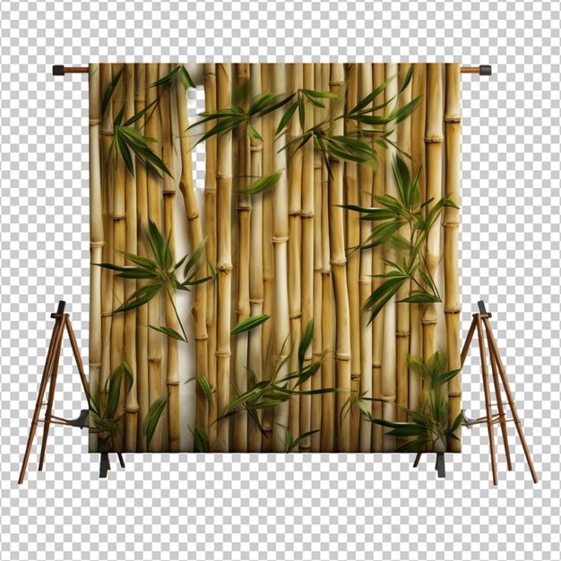 PSD piece of bamboo trunk png