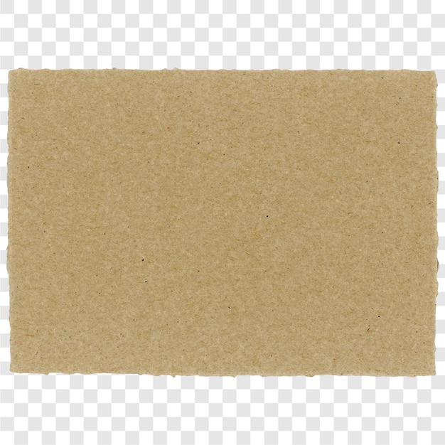 piece of cardboard transparent