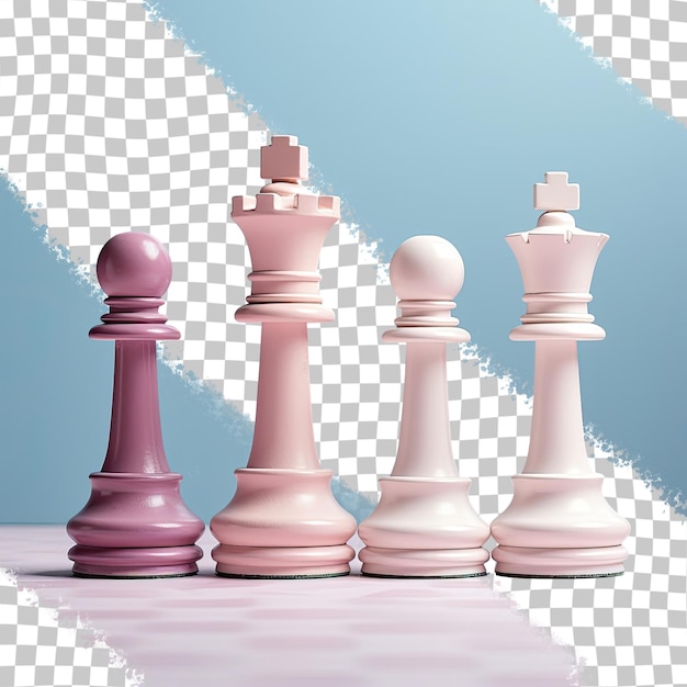 PSD pezzi utilizzati nello sfondo trasparente degli scacchi