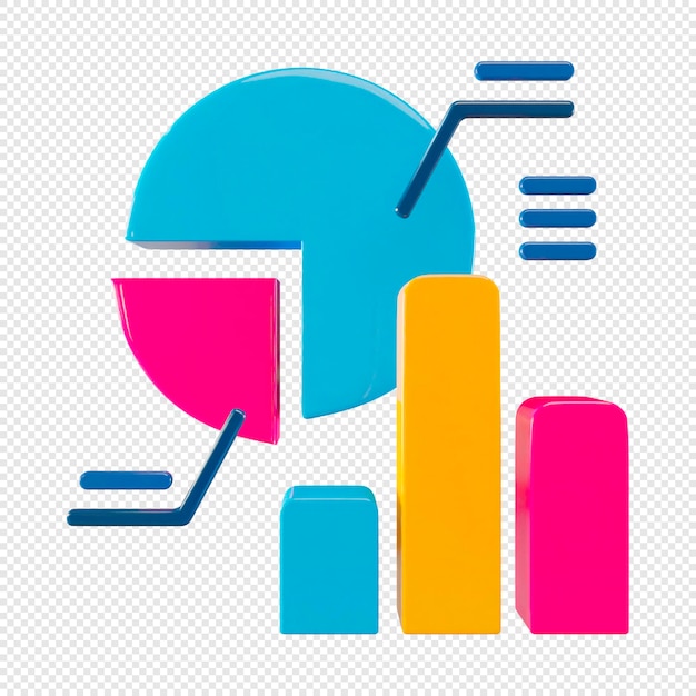 PSD piechart 3d ikona