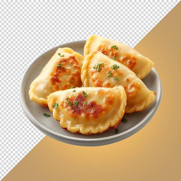 Pierogi Izolowane Na Białym Tle