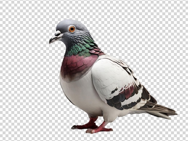 PSD pigeon on transparent background