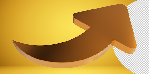 Pijl-rechts gebogen PNG-pictogram geïsoleerd op transparante achtergrond, pijl-rechts gebogen transparantie-logo