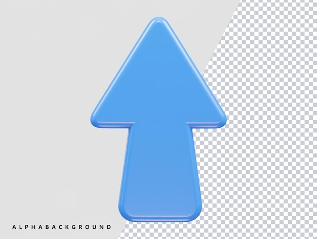 Pijlpictogram 3D-rendering illustratie vector