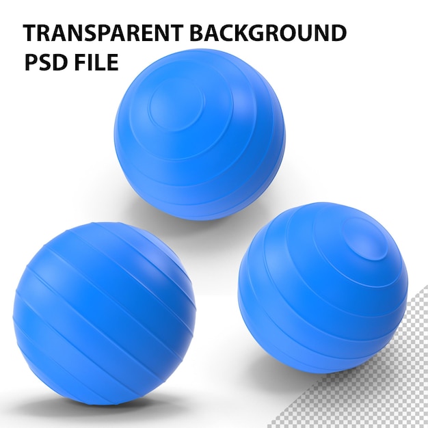 PSD pilates ball png