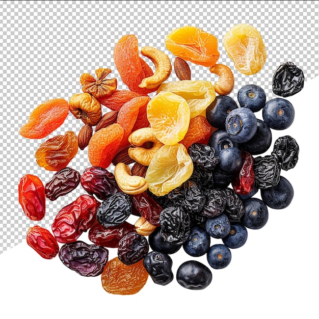 PSD a pile of blueberries and oranges are arranged in a circle