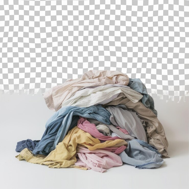 PSD a pile of clothing is on top of a pile of clothing