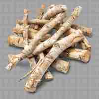 PSD a pile of ginger sticks with a stick that says quot ginger quot