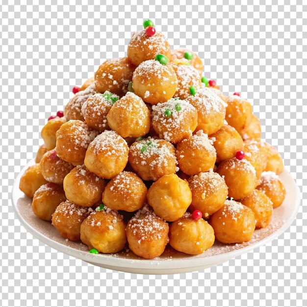 PSD a pile of motichoor laddu on transparent background