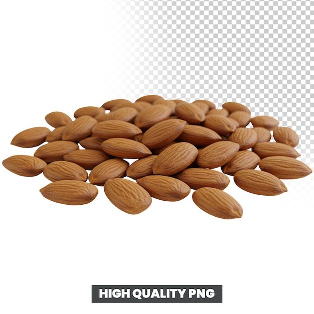 Pile of Fresh Almonds