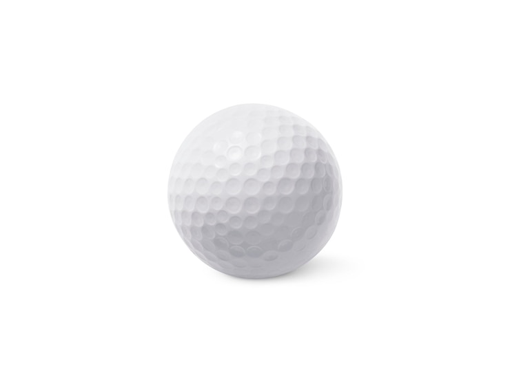 PSD piłeczka golfowa przezroczyste tło