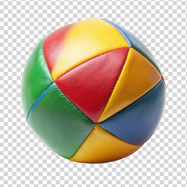 PSD piłka do żonglowania izolowana na przezroczystym tle