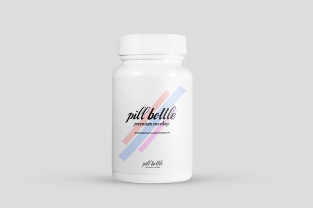 Pill bottle mockup