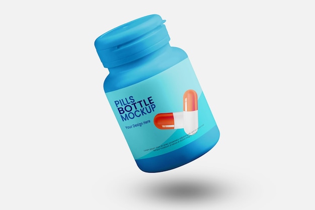 PSD pill bottle mockup