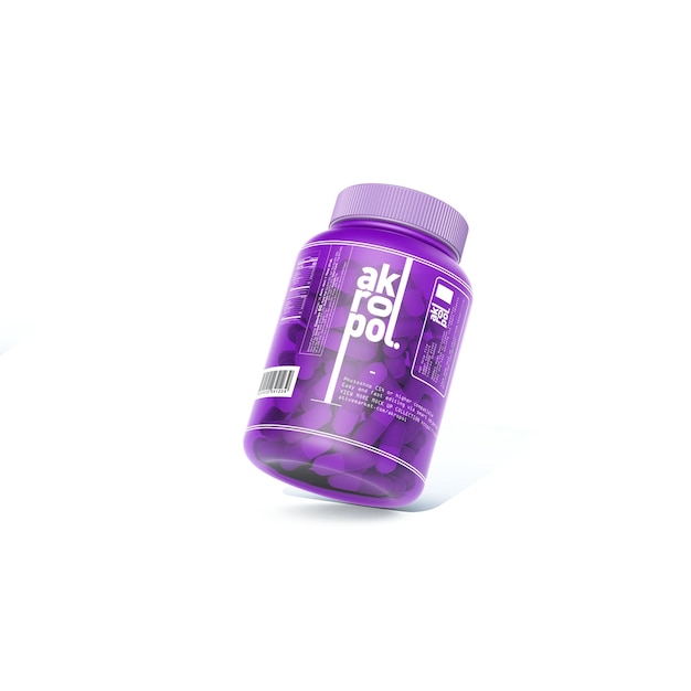 PSD pill bottles mock up