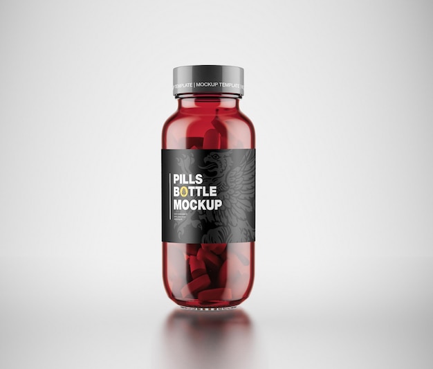 PSD pillenfles mockup