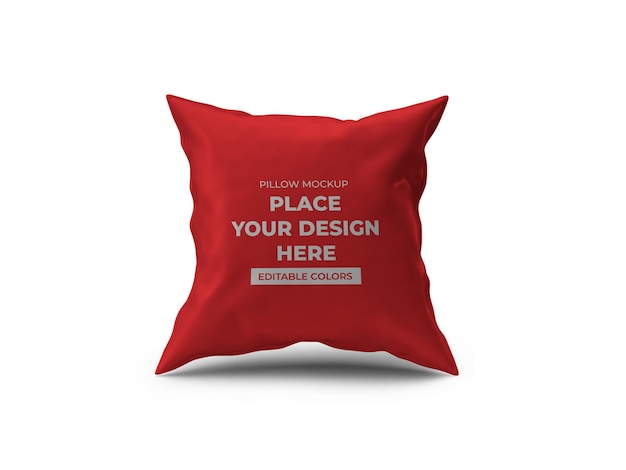 Pillow Cushion Mockup Template Isolated PSD