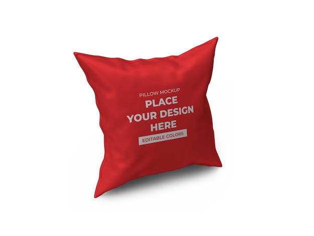 Pillow cushion mockup template isolated psd