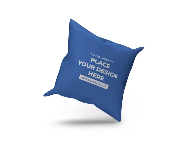 Pillow Cushion Mockup Template Isolated