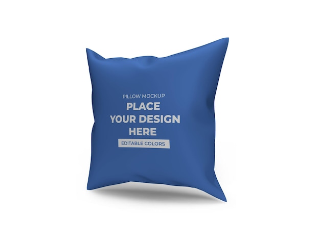 Pillow cushion mockup template isolated