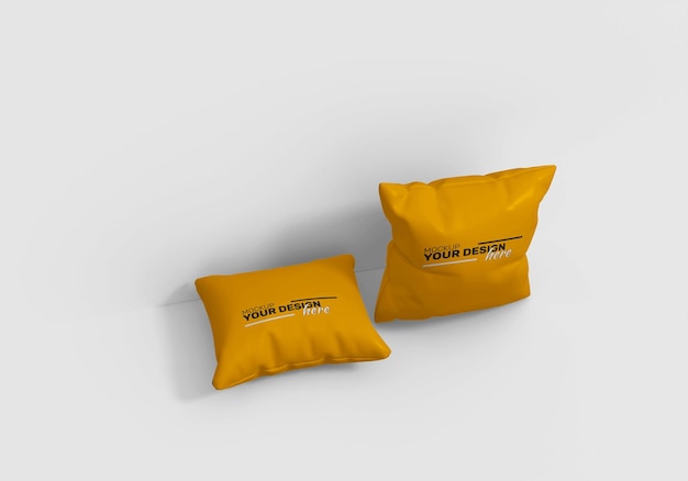 Pillow mockup with color costume