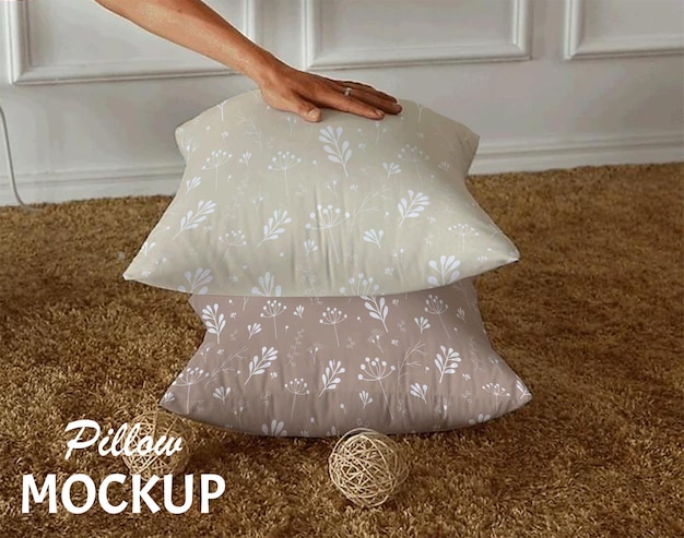 pillow mockup