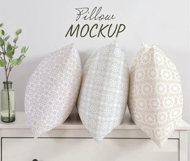 PSD pillow mockup