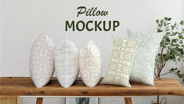 PSD pillow mockup