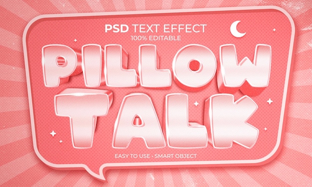 PILLOW TALK TEXT EFFECT