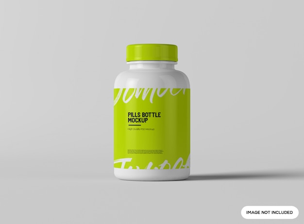 Pills bottle mockup