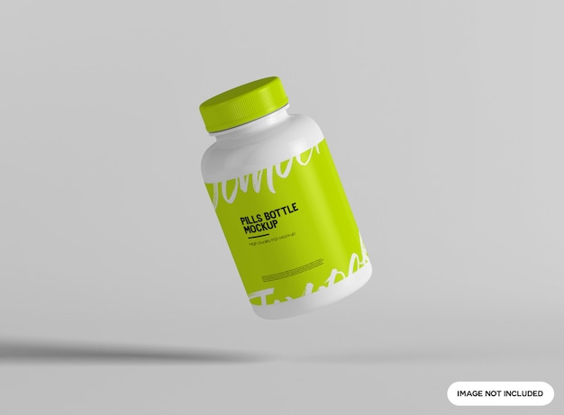 pills bottle mockup