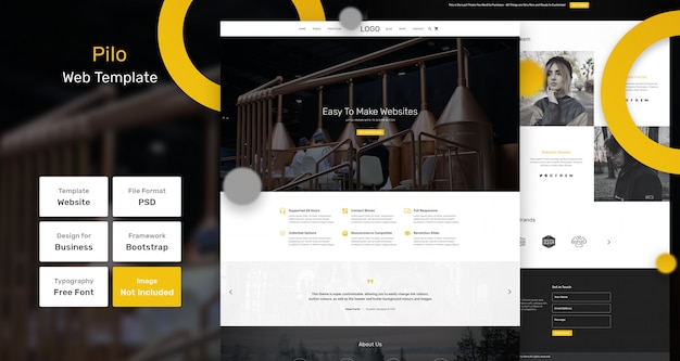 Pilo web template