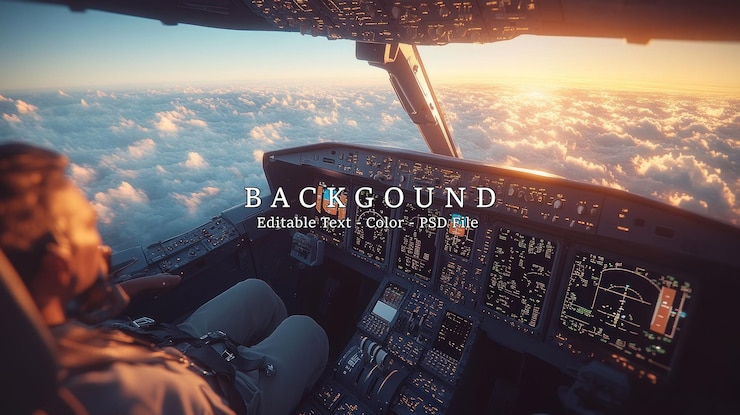 PSD pilots perspective of sunset flight