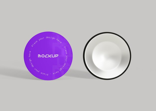Pin Badge Mockup for Logo and Brand Presentation