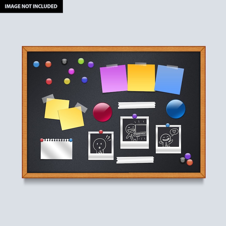 PSD pin board mockup