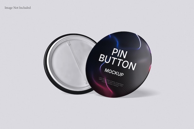 Pin Button Mockup