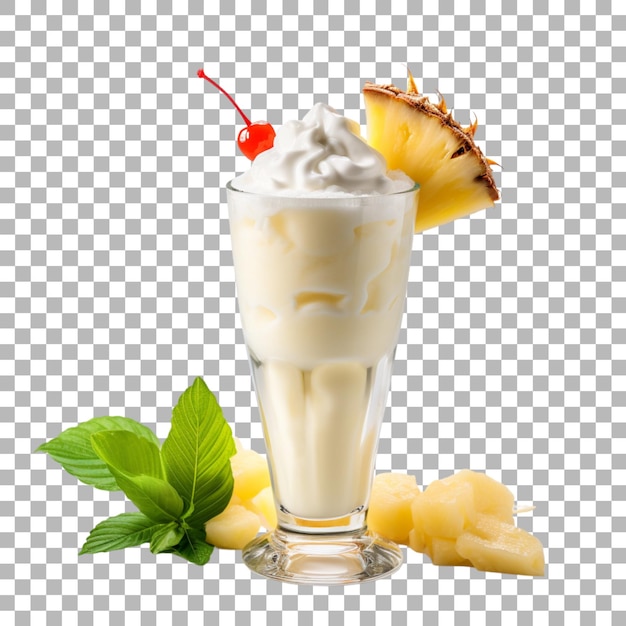 Pina Colada Na Przezroczystym Tle