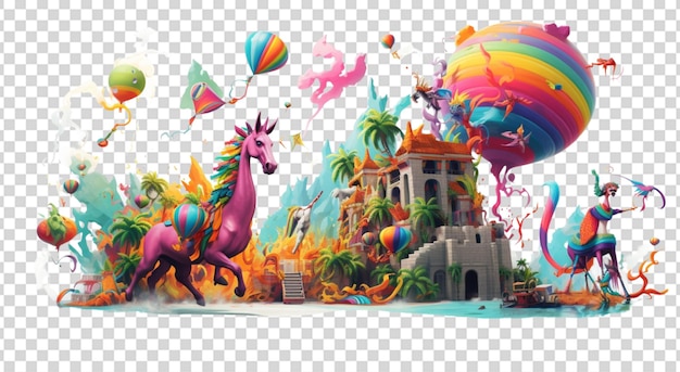 Pinata paradise png transparent