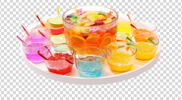 PSD pinata punch platter png transparent