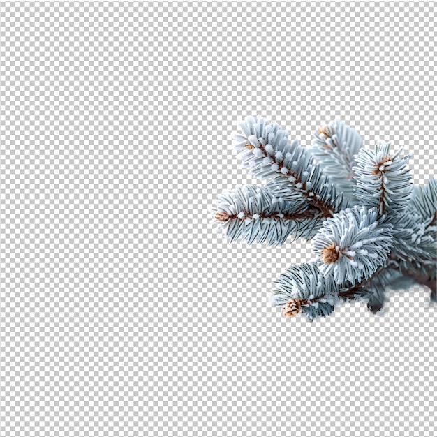 PSD a pine tree with a snowflake on it