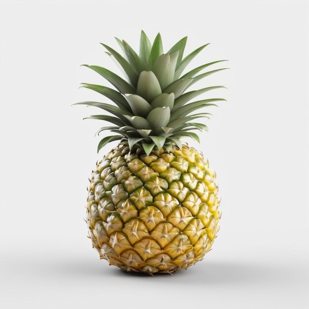 PSD pineapple fruit psd on a white background