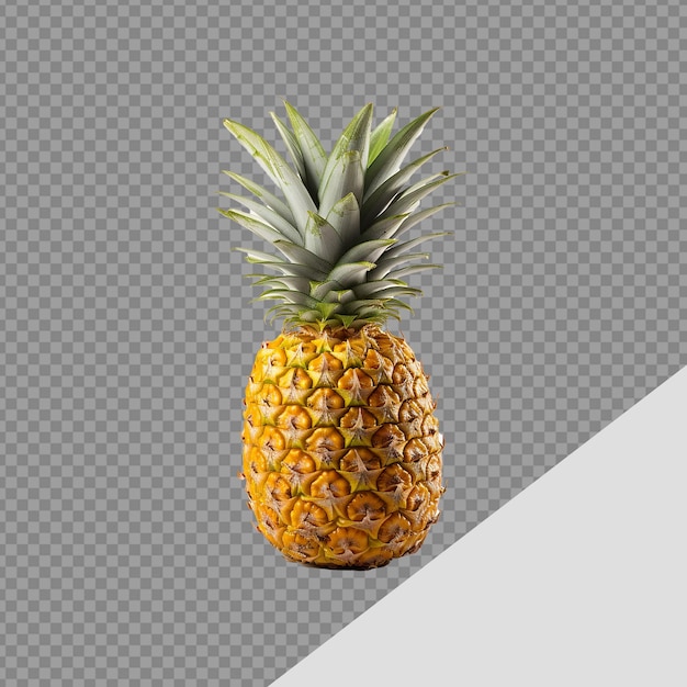 PSD png di ananas isolato su uno sfondo trasparente