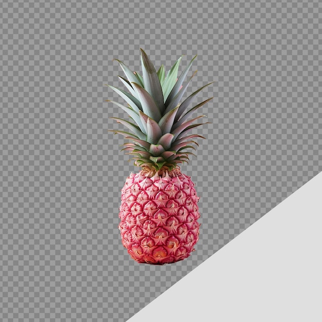 PSD png di ananas isolato su uno sfondo trasparente