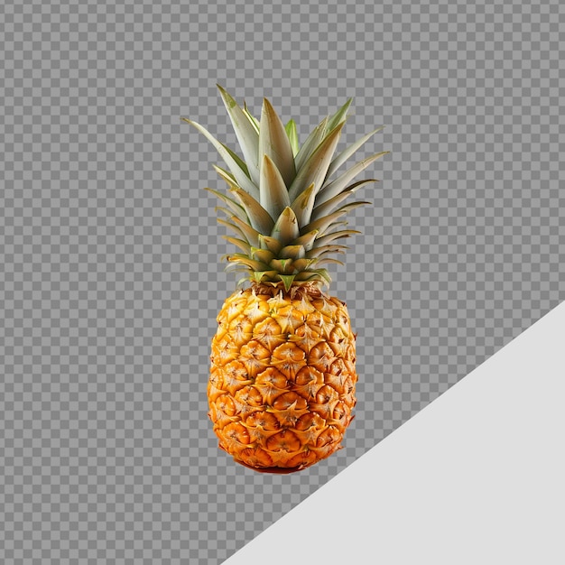 Png di ananas isolato su uno sfondo trasparente