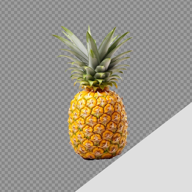 PSD png di ananas isolato su uno sfondo trasparente